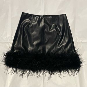 Black Leather Skirt
